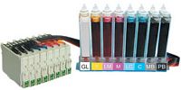 CIS for Photo R800 - R1800 Empty Continuous Ink Flow System