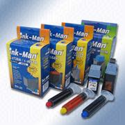 Ink-Man refill kits for Lexmark and Dell inkjet printers