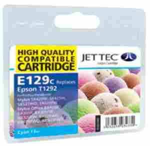 Jettec Cyan T1292 Compatible Epson Stylus Office Stylus SX525WD / SX620FW / Stylus Office BX42WD / BX320FW / BX525WD / BX625FWD / BX925FWD