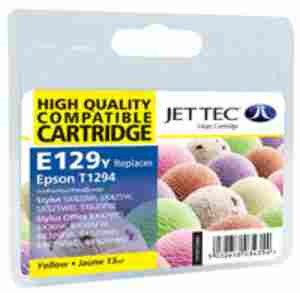 Jettec Compatible Yellow Epson Stylus Office Stylus SX525WD / SX620FW / Stylus Office BX42WD / BX320FW / BX525WD / BX625FWD / BX925FWD