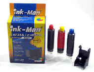 InkMan Matching refill kit for C8766ae+ C9363ae - No 343 / 344 Colour Cartridge