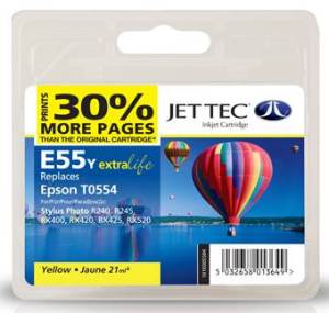  Yelloe Compatible Cartridge for Epson Stylus Photo RX400 � RX420 � RX425 � RX520 � R240